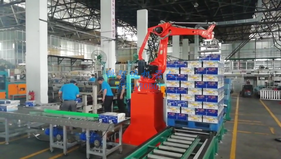 紙箱碼垛機器人(圖1) 紙箱碼垛機器人(圖1)